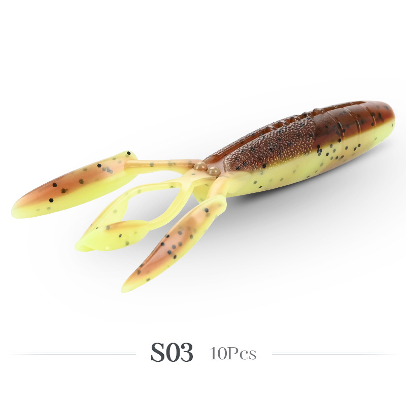 Christmas Carnage Pack: 50x Glide Camaron 94mm Lifelike Prawn Lures - Factory Direct Bulk Deal!