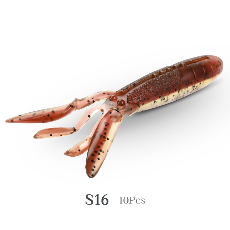 Christmas Carnage Pack: 50x Glide Camaron 94mm Lifelike Prawn Lures - Factory Direct Bulk Deal!