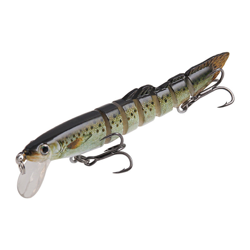 Second Generation New Tongue Version Multi-Section Minnow Long Casting Seven-Section/Nine-Section Lifelike Lure Fishing Tackle