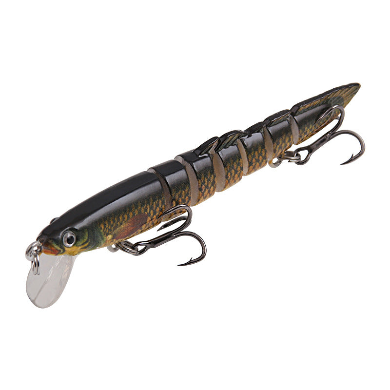 Second Generation New Tongue Version Multi-Section Minnow Long Casting Seven-Section/Nine-Section Lifelike Lure Fishing Tackle