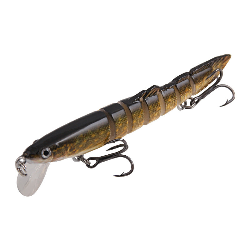 Second Generation New Tongue Version Multi-Section Minnow Long Casting Seven-Section/Nine-Section Lifelike Lure Fishing Tackle