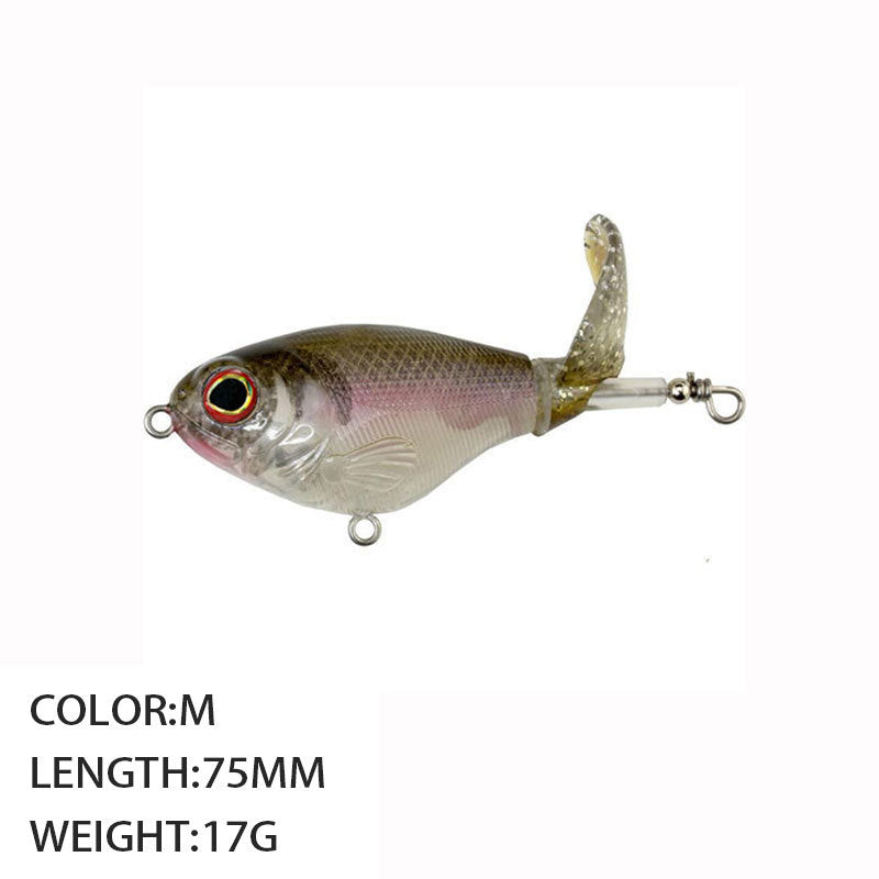 Lure Bait Fake Bait Wholesale Propeller Surface Drag 75mm/17g Hard Bait for Bass Lure Fake Bait 9066