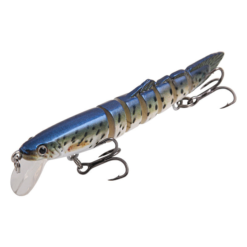 Second Generation New Tongue Version Multi-Section Minnow Long Casting Seven-Section/Nine-Section Lifelike Lure Fishing Tackle