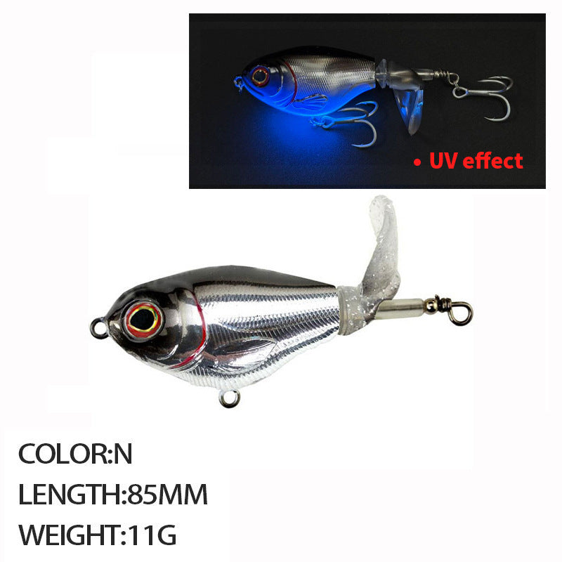 Lure Bait Fake Bait Wholesale Propeller Surface Drag 75mm/17g Hard Bait for Bass Lure Fake Bait 9066