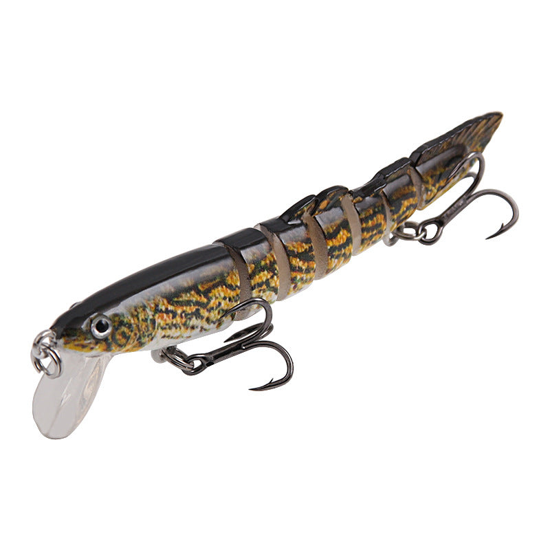 Second Generation New Tongue Version Multi-Section Minnow Long Casting Seven-Section/Nine-Section Lifelike Lure Fishing Tackle