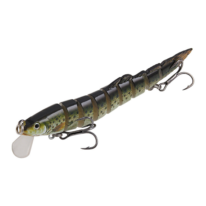Second Generation New Tongue Version Multi-Section Minnow Long Casting Seven-Section/Nine-Section Lifelike Lure Fishing Tackle