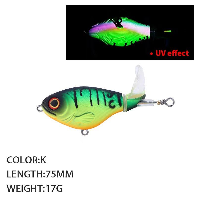 Lure Bait Fake Bait Wholesale Propeller Surface Drag 75mm/17g Hard Bait for Bass Lure Fake Bait 9066